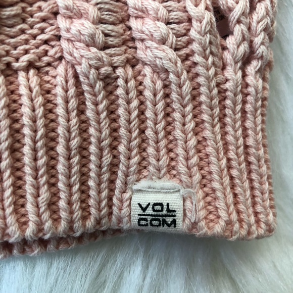 Volcom Powder Pink Mess Round Crewneck Sweater - Picture 6 of 11